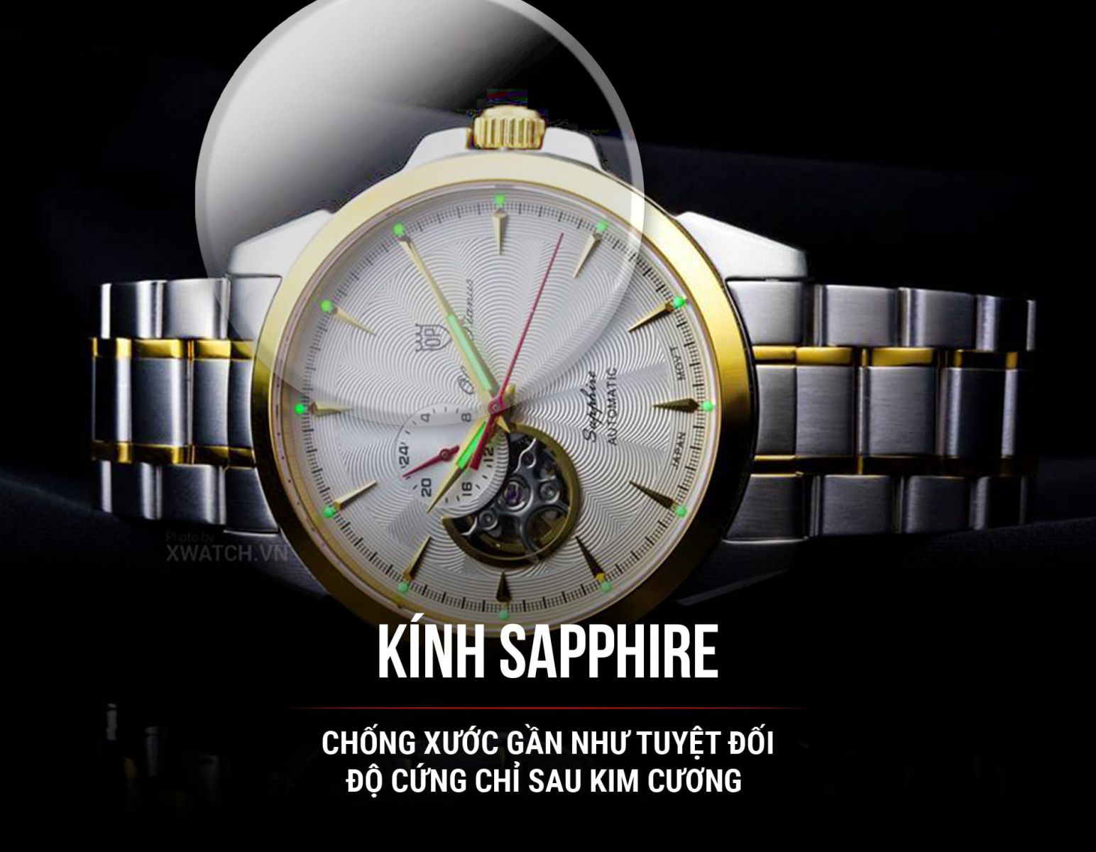 Đồng hồ Olym Pianus OP990-083AMSK-T