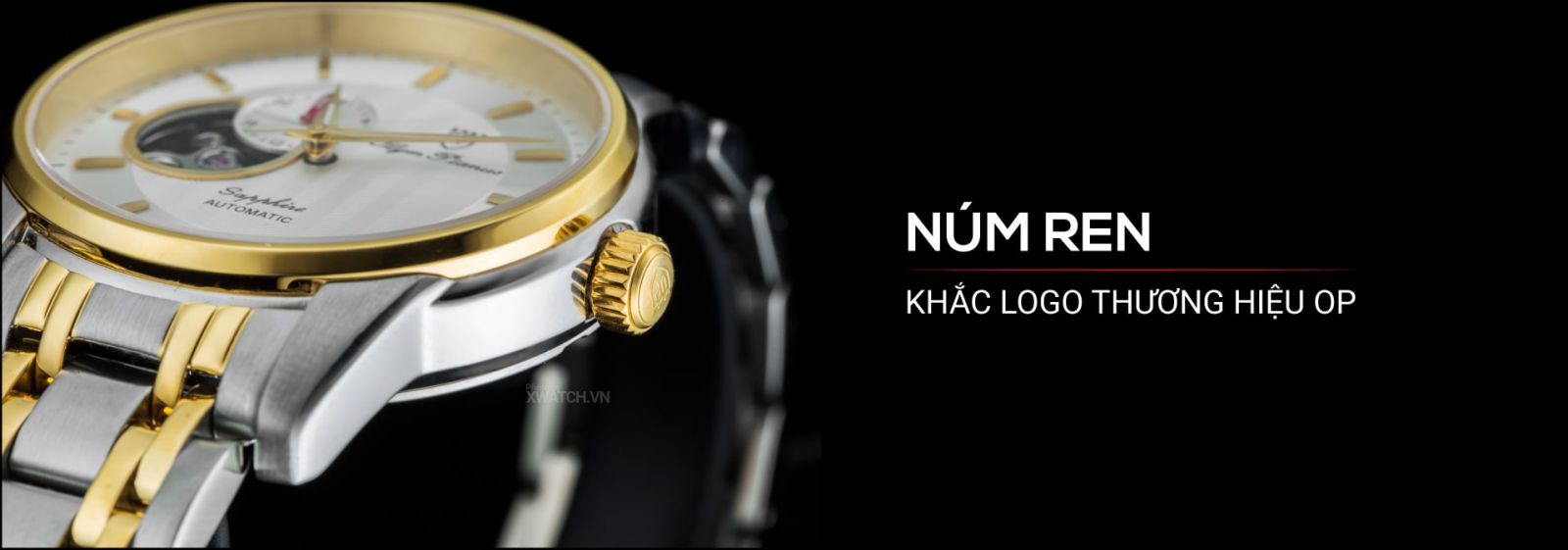 Đồng hồ Olym Pianus OP990-163AMSK-T