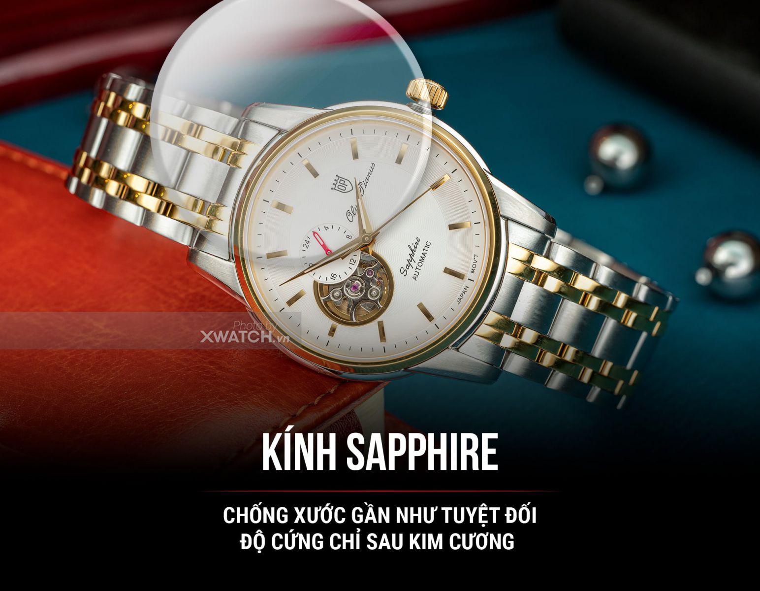 Đồng hồ Olym Pianus OP990-163AMSK-T