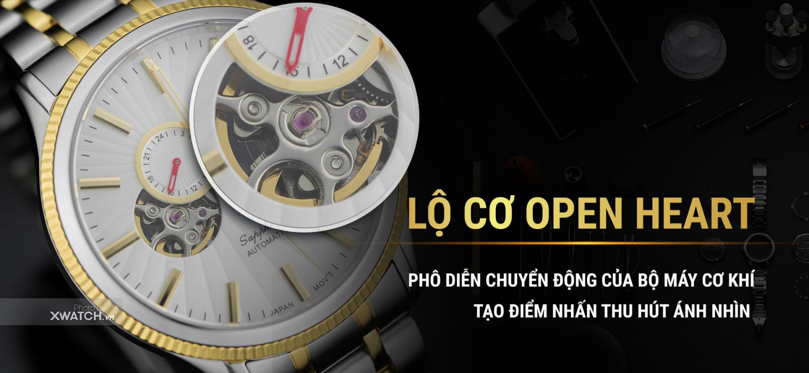 Đồng hồ Olym Pianus OP995.9AGSK-T