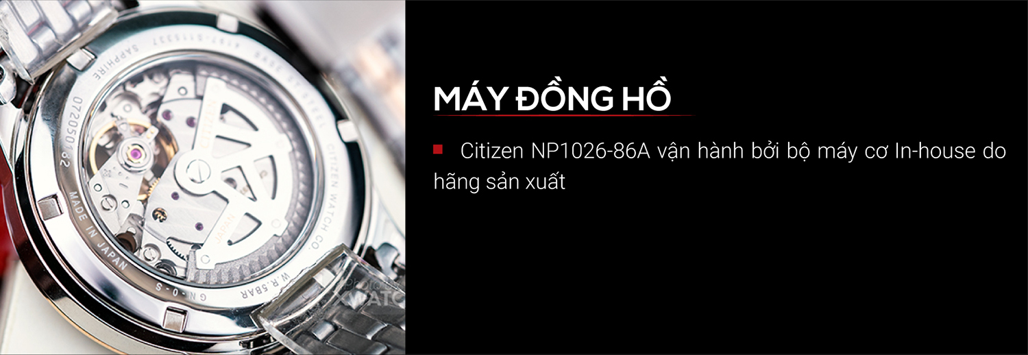 Đồng hồ Citizen NP1026-86A