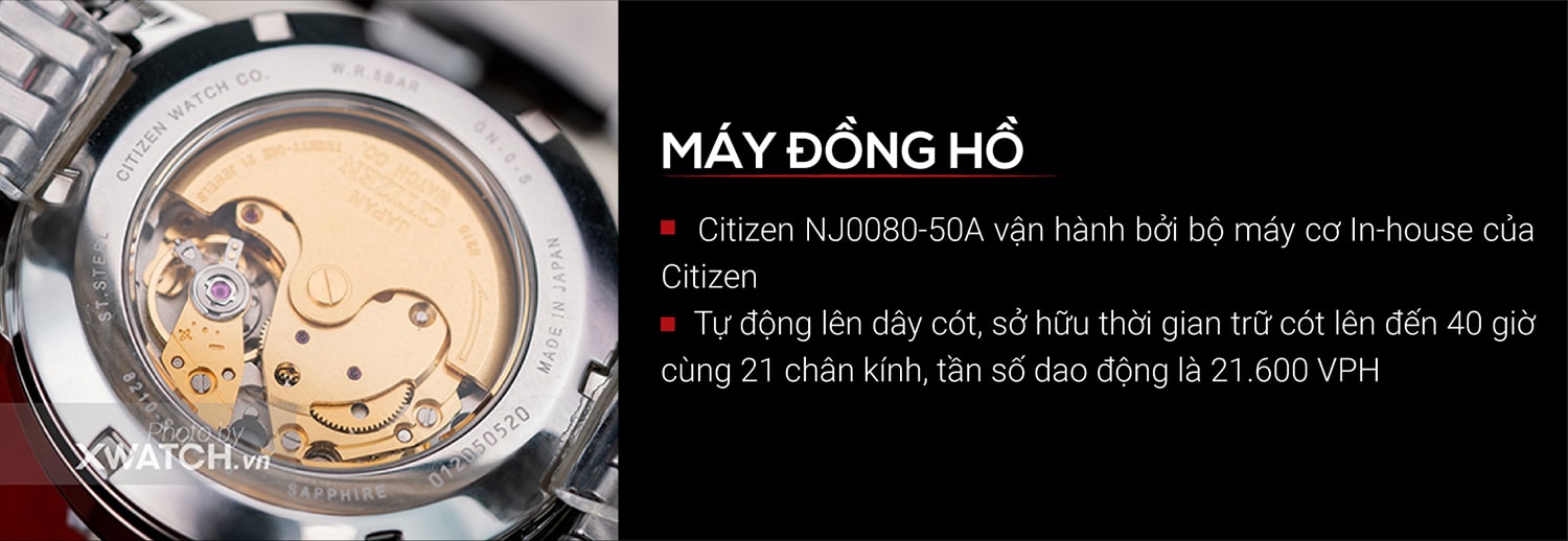 Đồng hồ Citizen NJ0080-50A