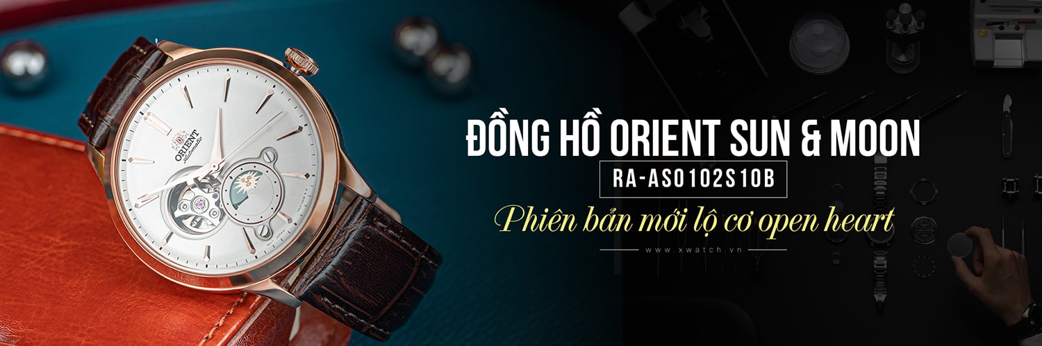 Đồng hồ Orient Sun and Moon RA-AS0102S10B