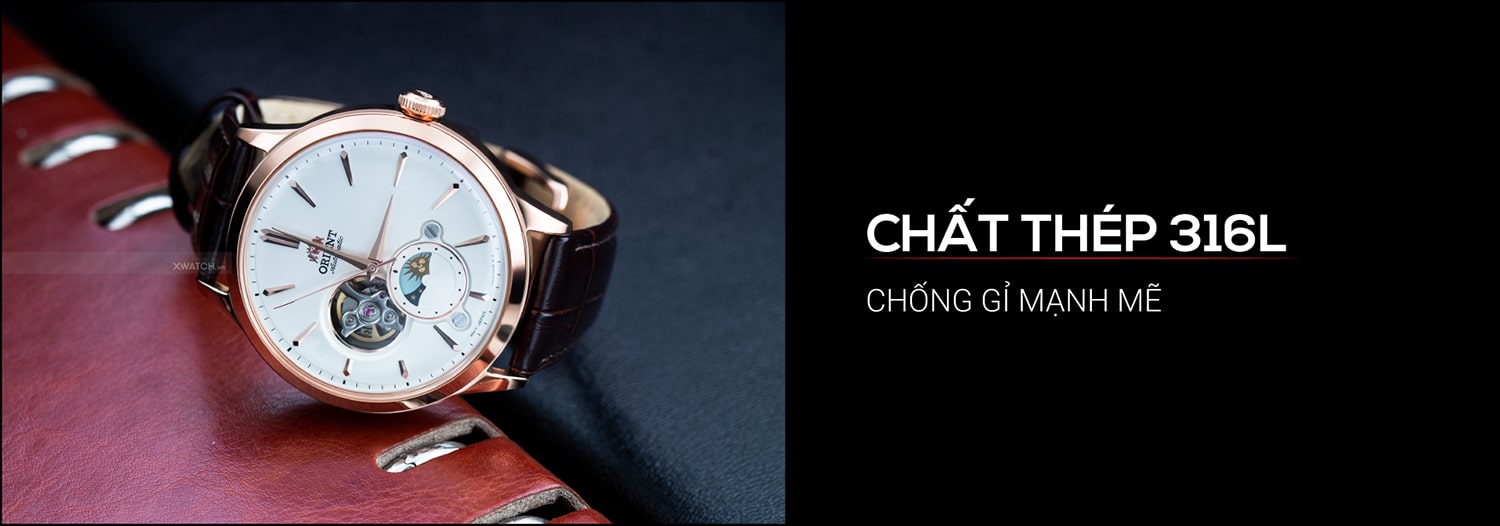 Đồng hồ Orient Sun and Moon RA-AS0102S10B