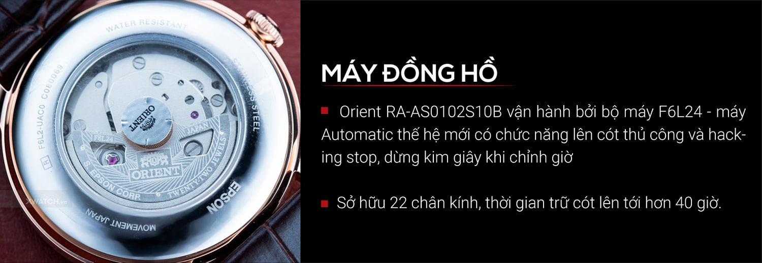 Đồng hồ Orient Sun and Moon RA-AS0102S10B