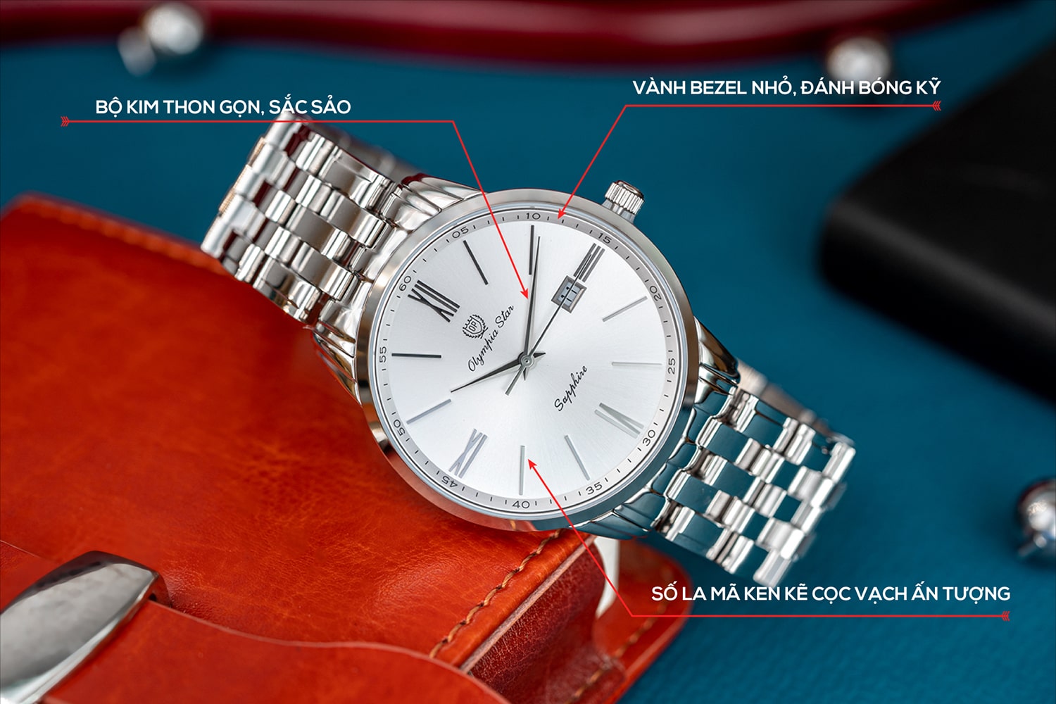 Đồng hồ Olym Pianus OPA58061MS-T