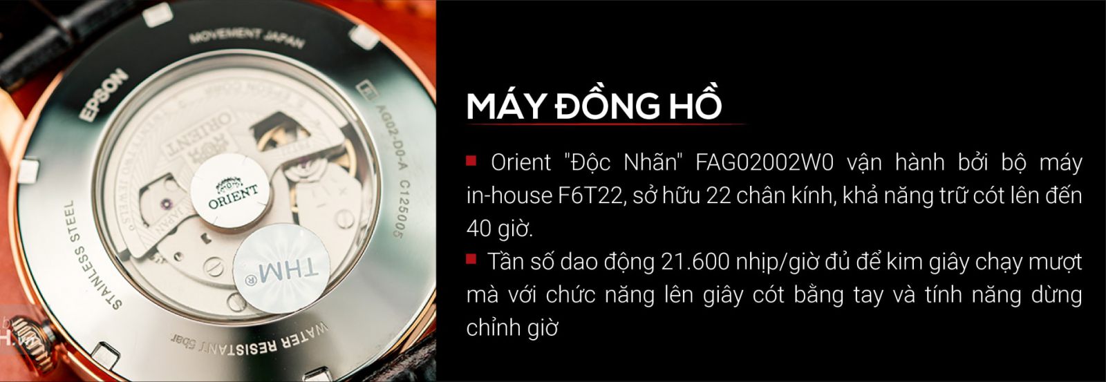 Đồng hồ Orient Esteem FAG02002W0