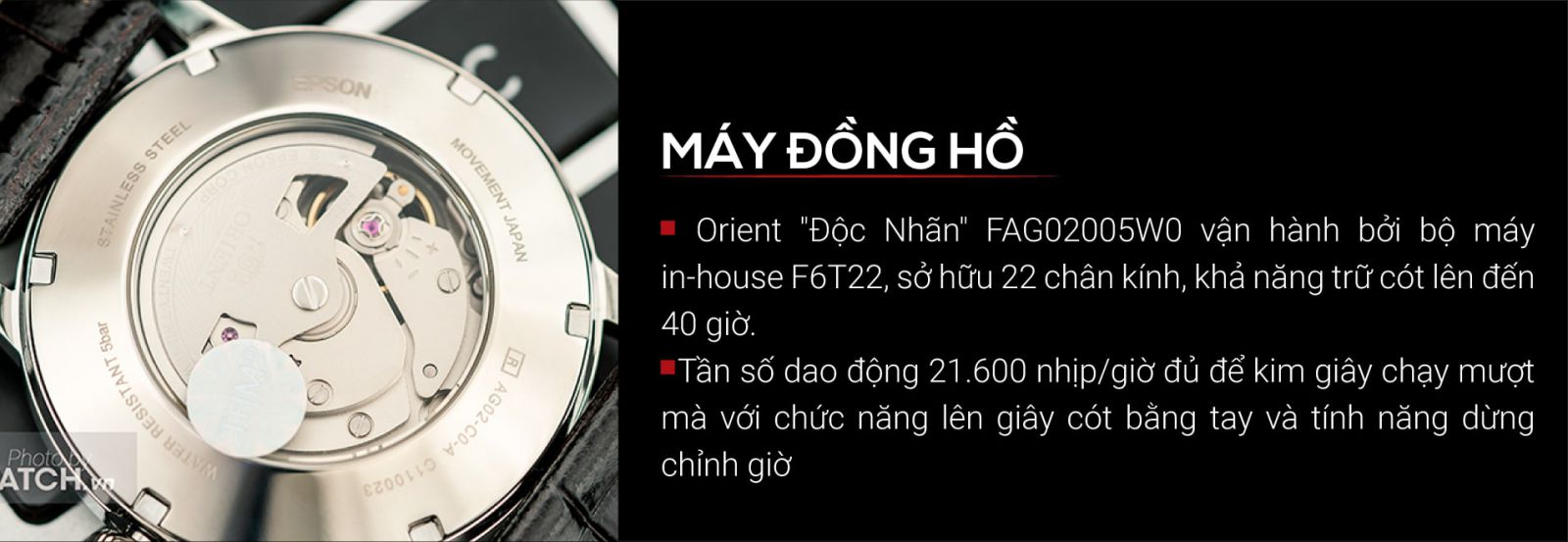 Đồng hồ Orient FAG02005W0