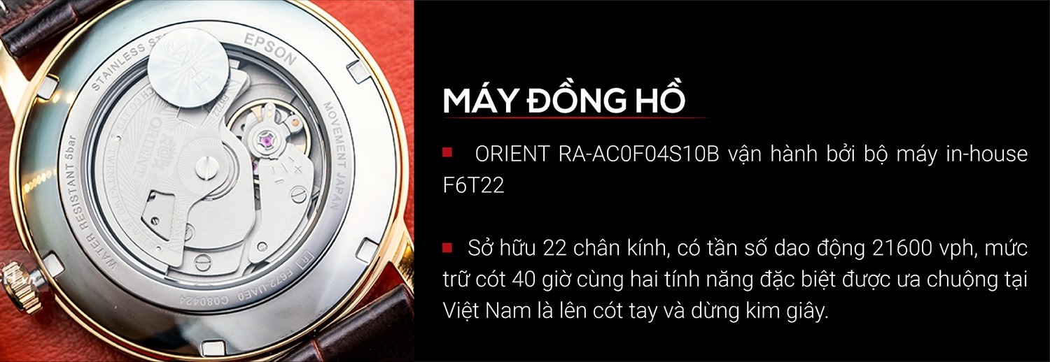 Đồng hồ Orient RA-AC0F04S10B