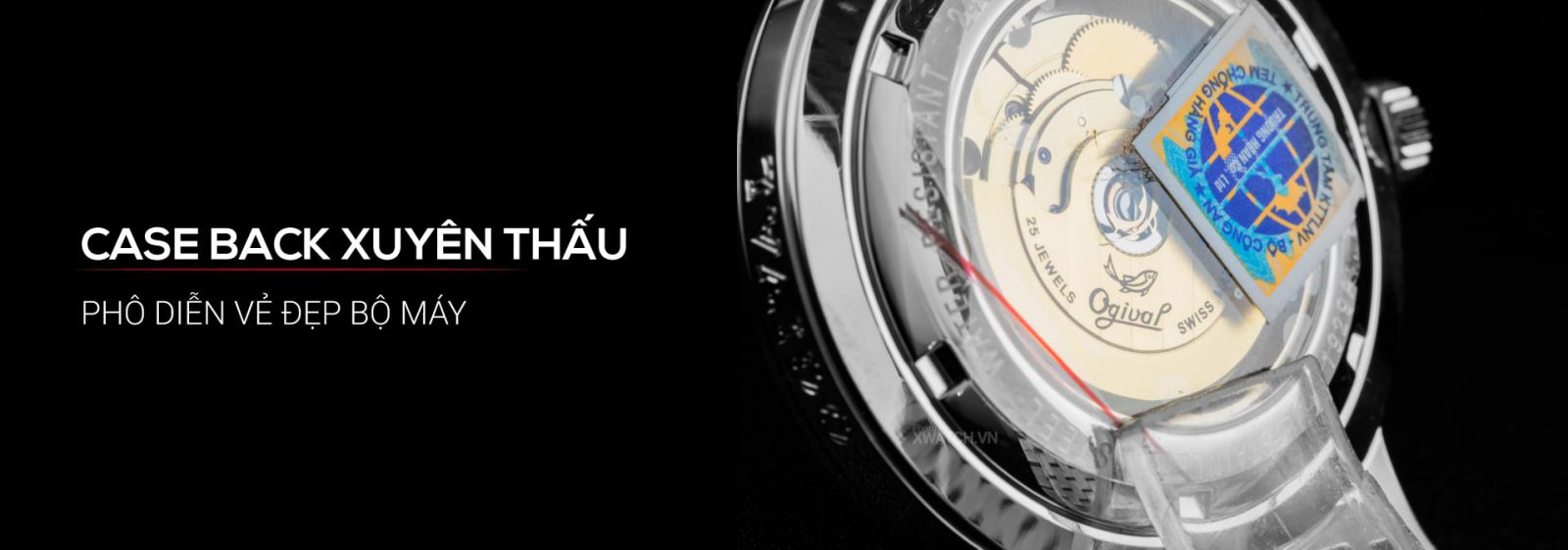 Đồng hồ Ogival OG1929-24AGS-T