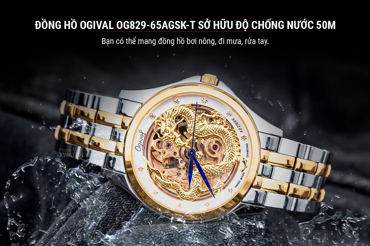 Đồng hồ Ogival OG829-65AGSK-T