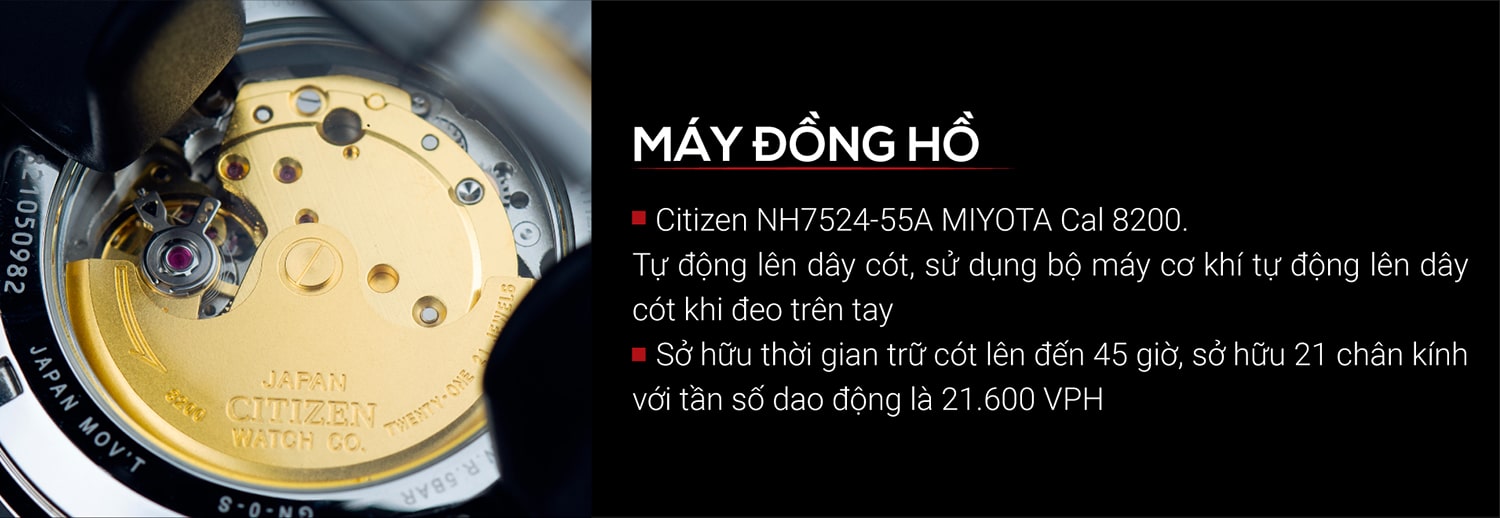 Đồng hồ Citizen NH7524-55A