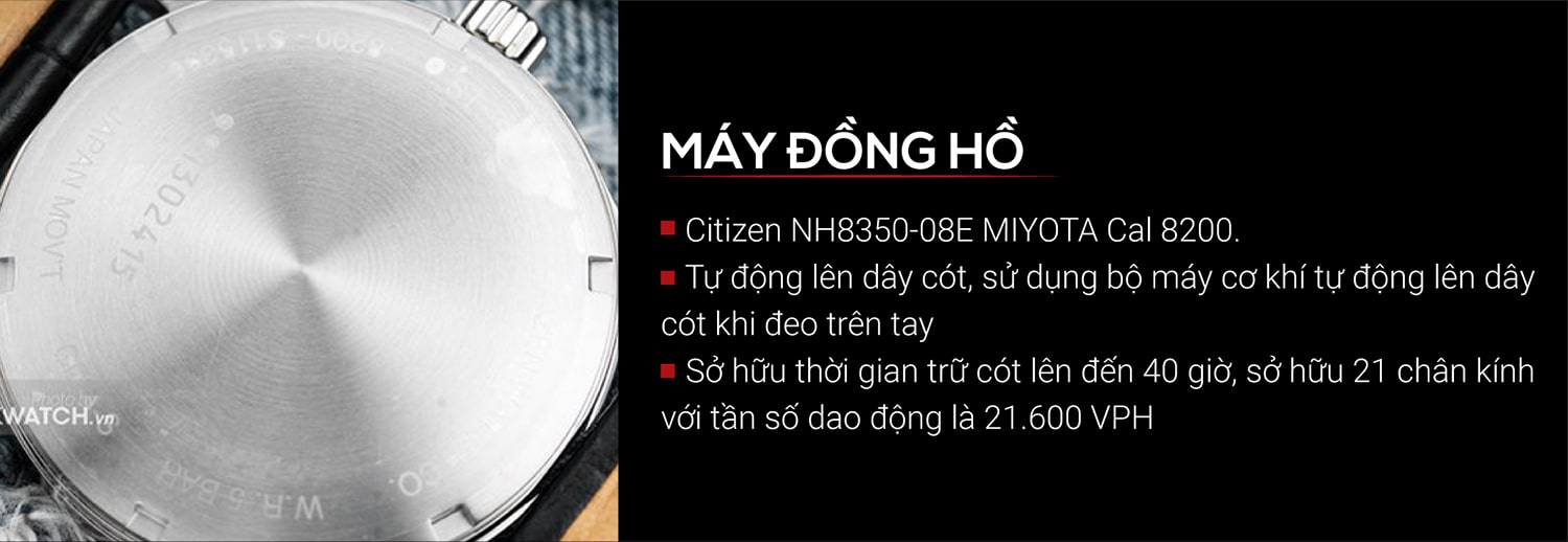 Đồng hồ Citizen nam NH8350-08E