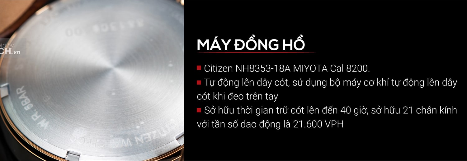 Đồng hồ Citizen NH8353-18A
