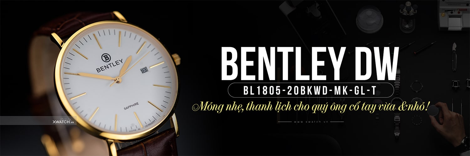 Đồng hồ Bentley BL1805-20BKWD-MK-GL-T