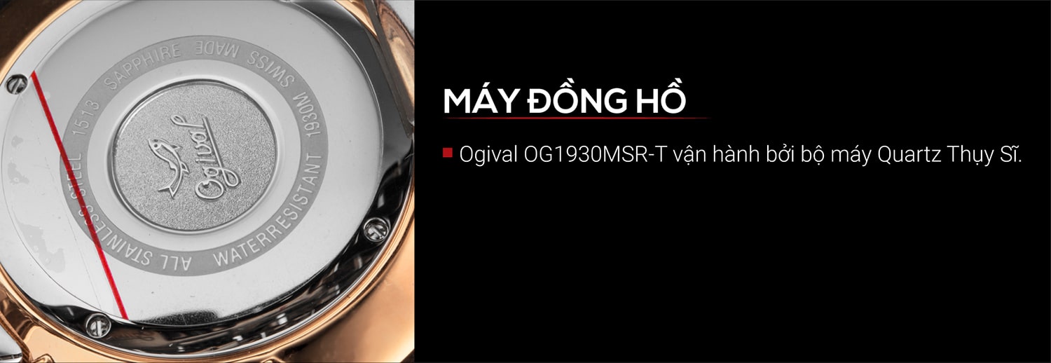 Đồng hồ Ogival OG1930MSR-T