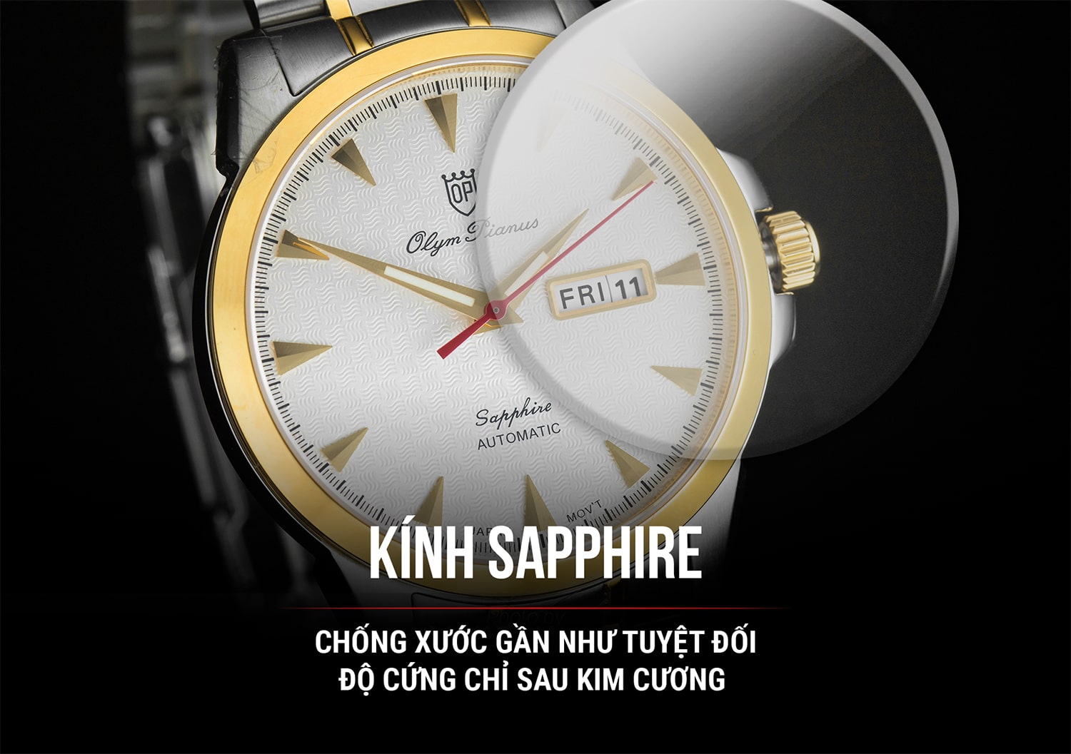 Đồng hồ Olym Pianus OP990-08AMSK-T