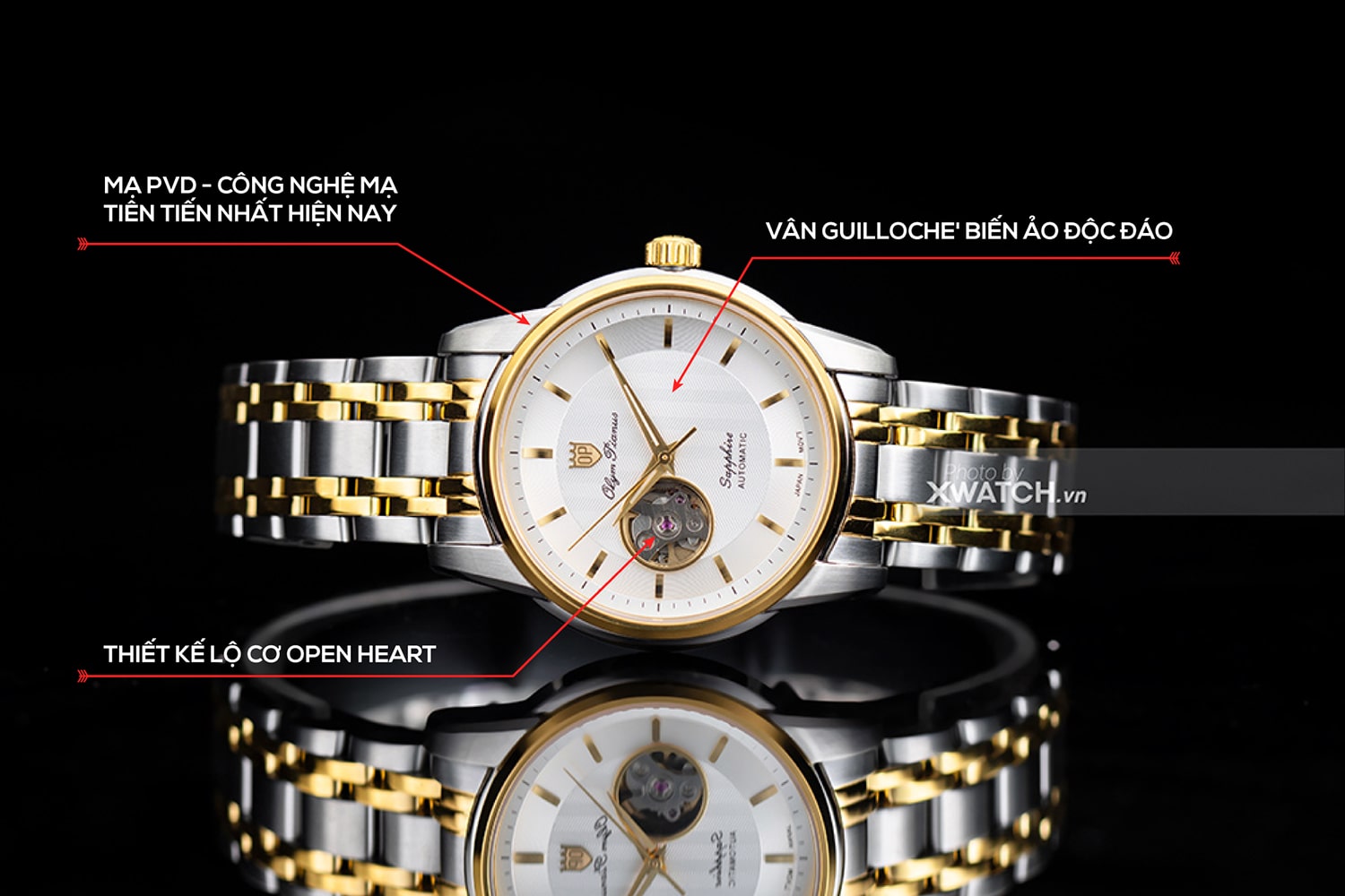 Đồng hồ Olym Pianus OP990-162AMSK-T