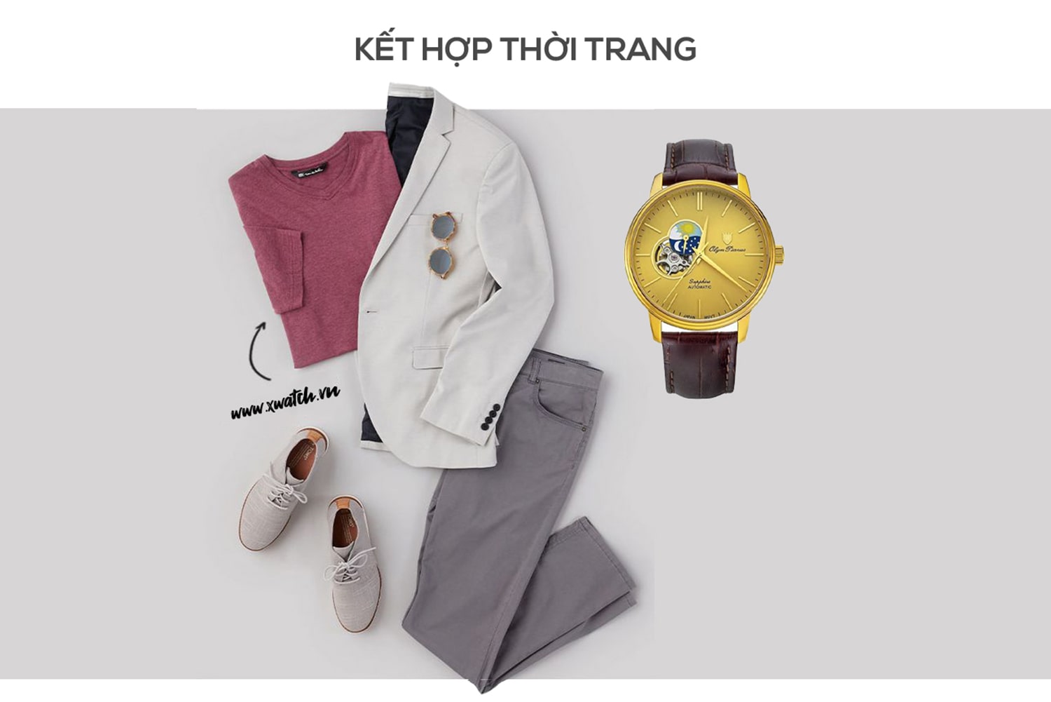 Đồng hồ Olym Pianus OP990-389AMK-GL-V