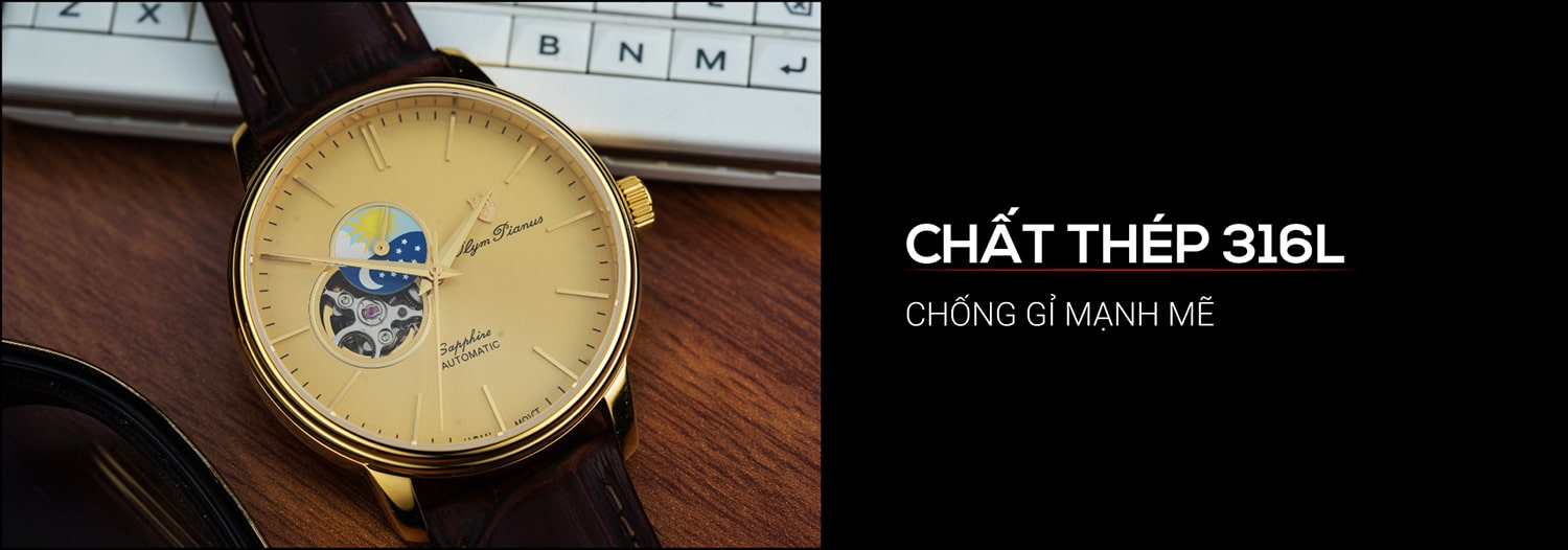 Đồng hồ Olym Pianus OP990-389AMK-GL-V