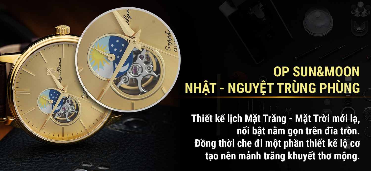 Đồng hồ Olym Pianus OP990-389AMK-GL-V