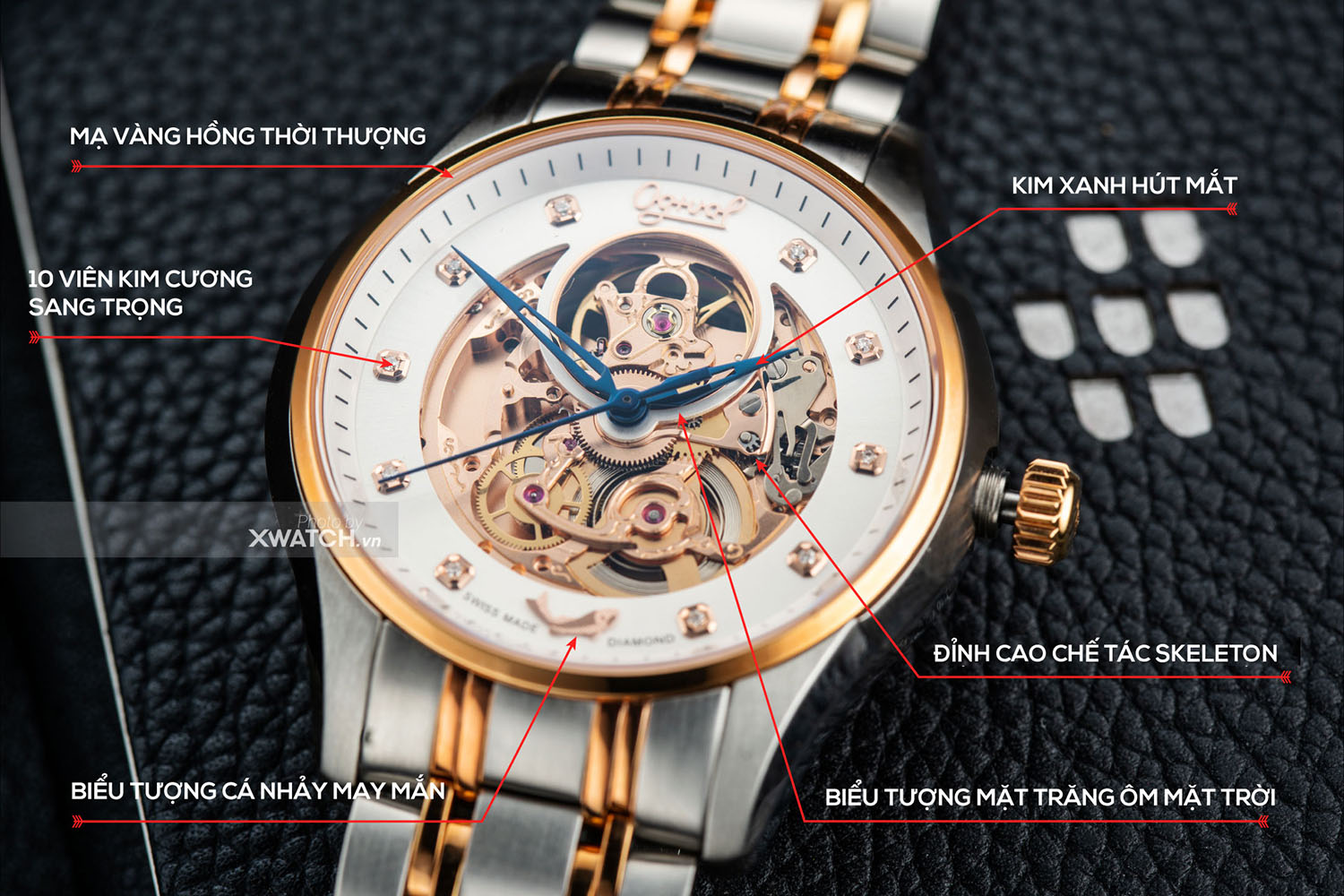 Đồng hồ Ogival OG3356.61AJGSR-T