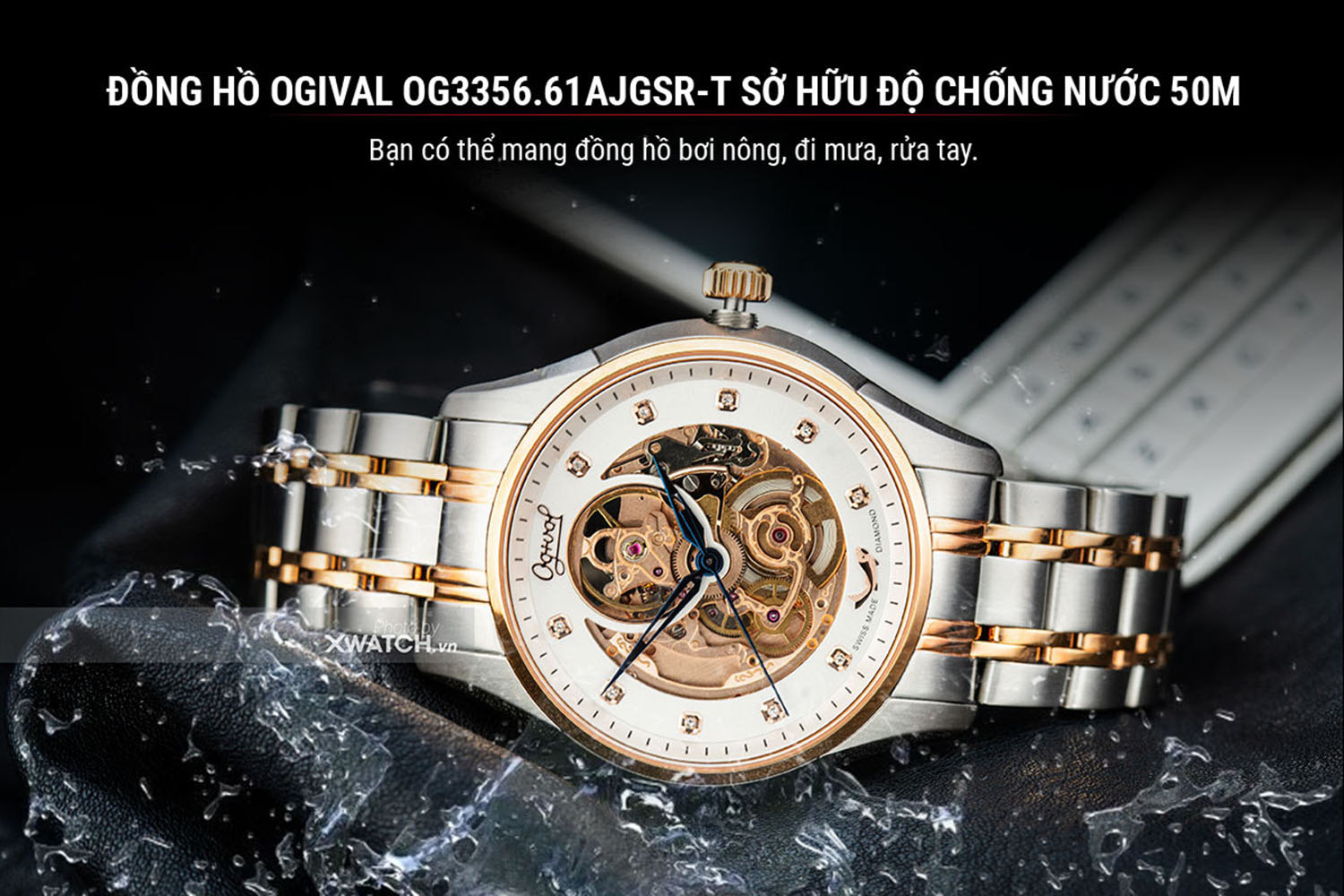 Đồng hồ Ogival OG3356.61AJGSR-T