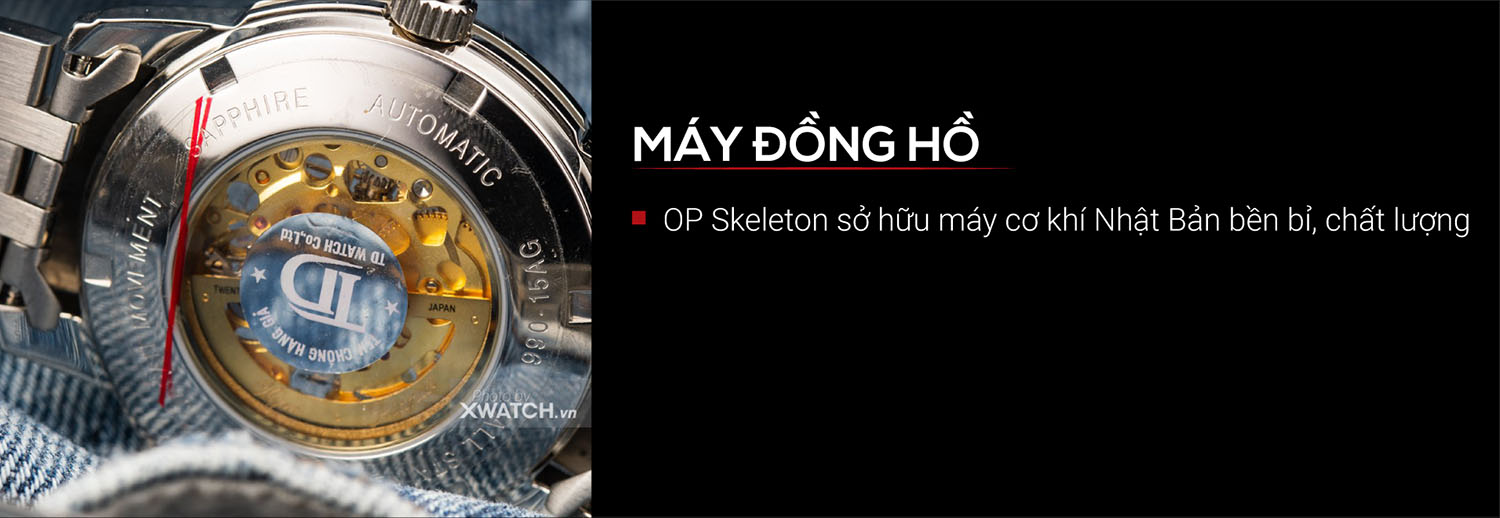 Đồng hồ Olym Pianus OP990-15AMS-X