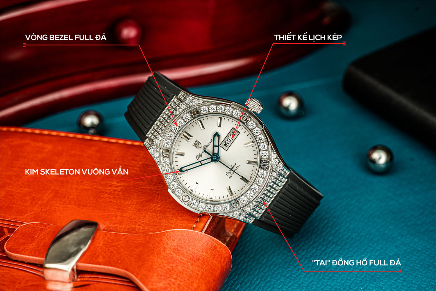 Đồng hồ Olym Pianus OP990-45ADDGS-GL-T