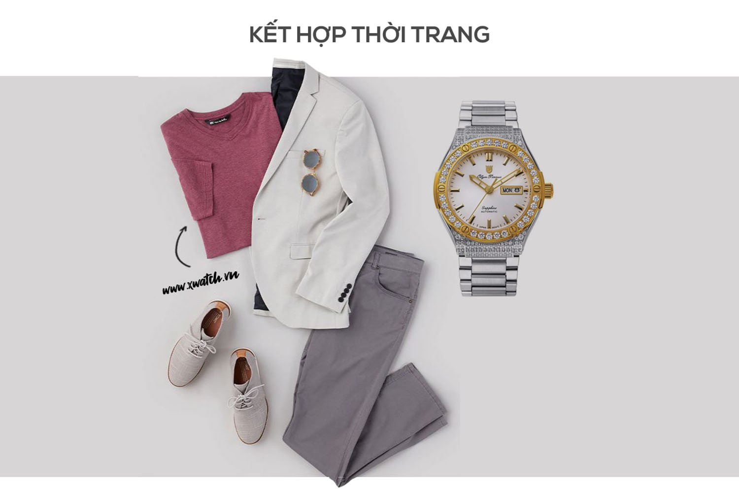 Đồng hồ Olym Pianus OP990-45ADDGSK-T