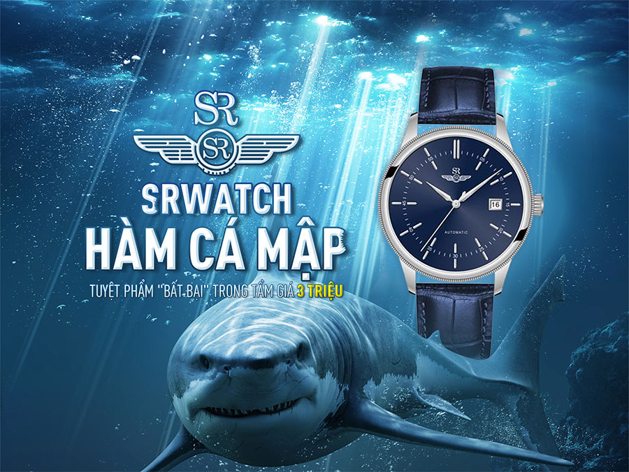 SRWATCH HÀM CÁ MẬP SG8886.4103AT