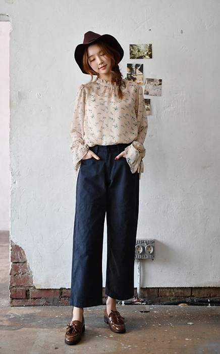 Chọn kiểu dáng quần ống rộng nữ