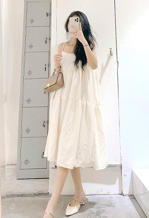 #9. Đầm baby doll 2 dây sexy