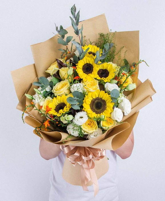 Quà tặng 20-11 bó hoa tươi