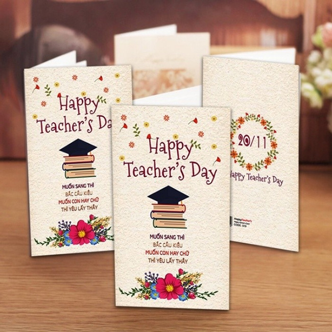 Thiệp chúc mừng ngày nhà giáo 20/11 xinh