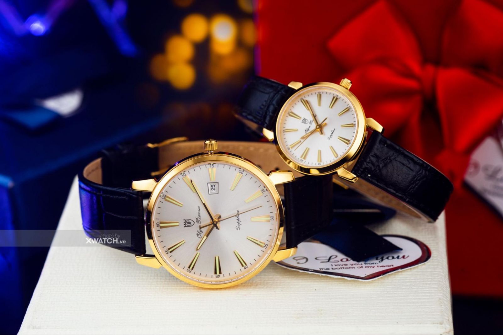 Đồng hồ đôi OP OP130-03MK-GL-T + OP130-03LK-GL-T