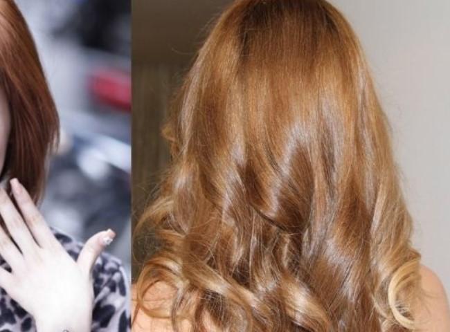 Tóc màu vàng đồng