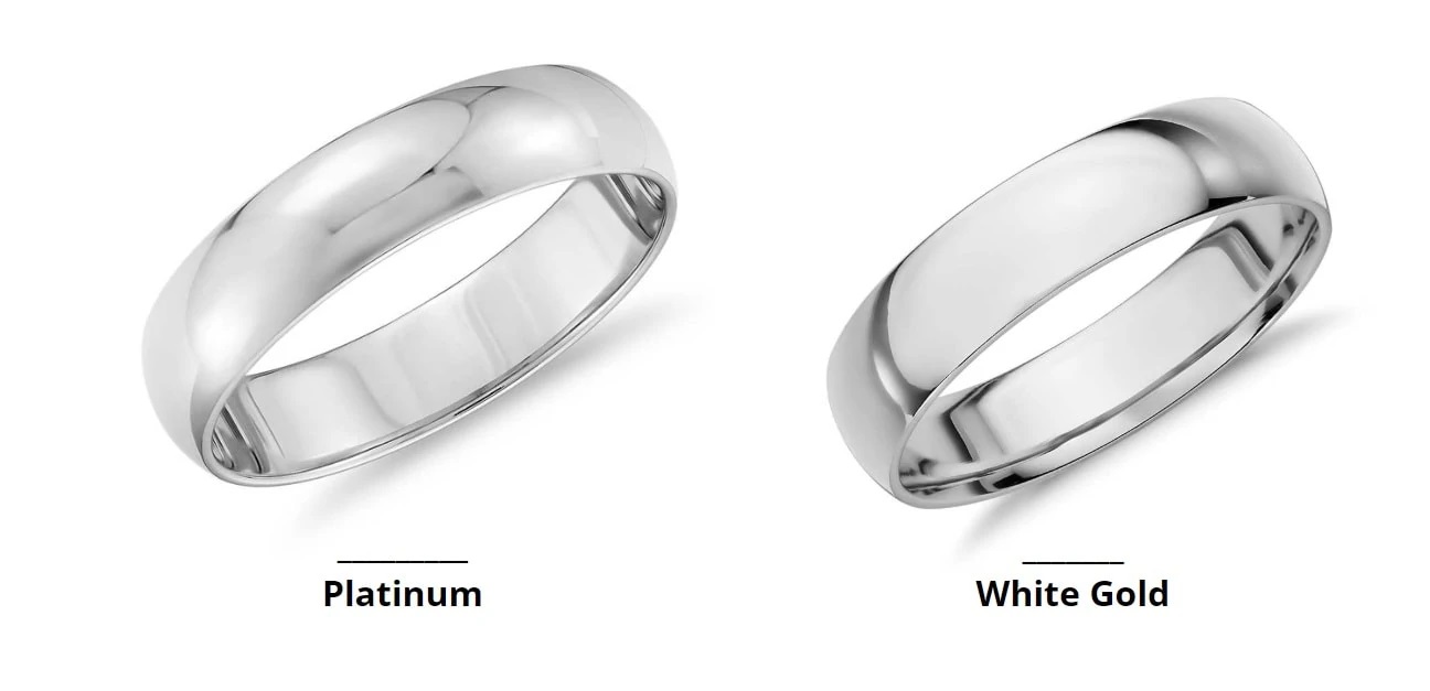 Nhiều người vẫn dễ nhầm lẫn giữa Platinum và vàng trắng