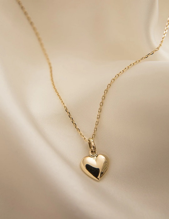 Dây chuyền vàng tây hình trái tim