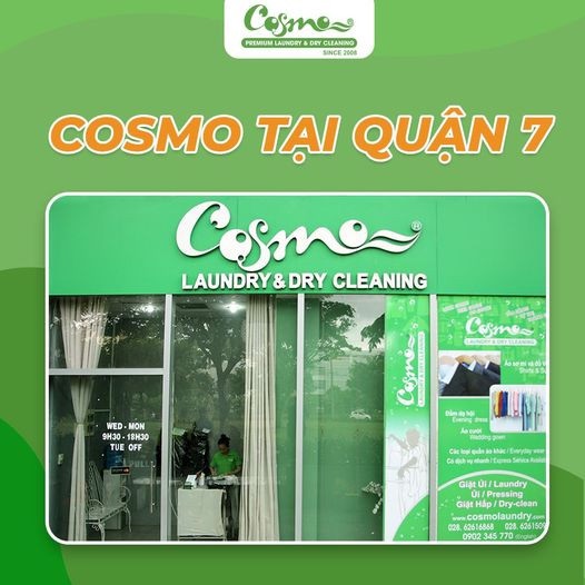 Cơ sở chính của tiệm giặt ủi Cosmo tại Phú Mỹ Hưng, Quận 7