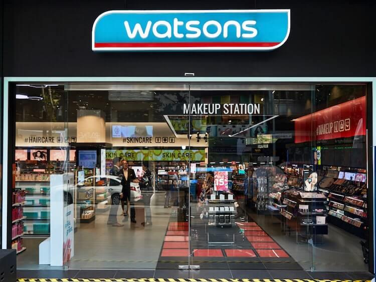 Watsons là cửa hàng mỹ phẩm chính hãng, chất lượng hàng đầu tại châu á