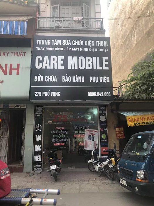 Cửa hàng sửa điện thoại Care Mobile