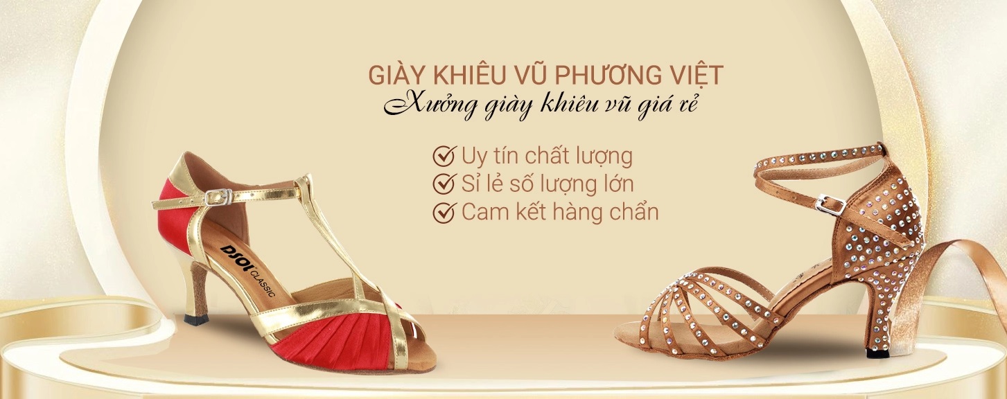 Cửa hàng giày khiêu vũ Phương Việt với đa dạng mẫu mã cho nhiều đối tượng
