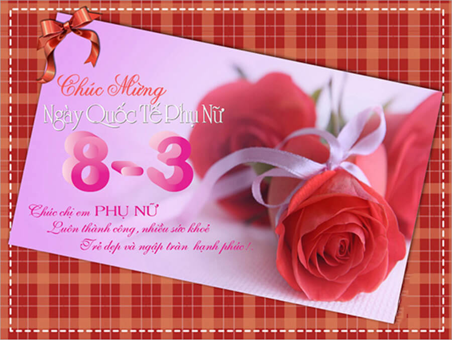 Thiệp chúc mừng ngày 8/3