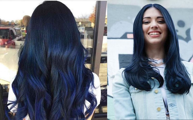 7 kiểu tóc nhuộm màu xanh đen đẹp chiếm trọn spotlight 2022