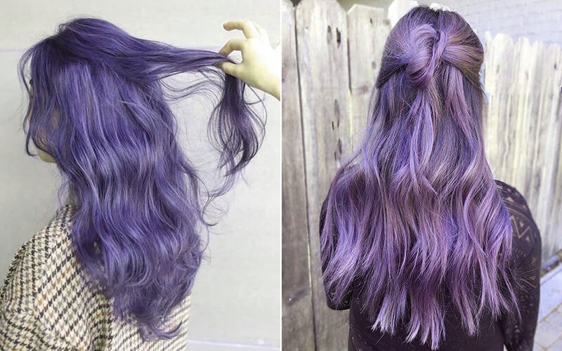 Màu xanh tím khói