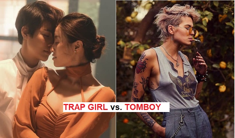 Trap Girl và Tomboy thực tế các nhân vật này cũng na ná nhau