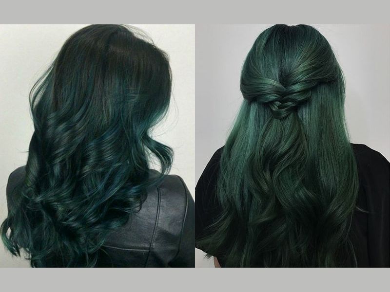 Tóc xanh rêu đang được ưa chuộng bởi sự kết hợp giữa nét cổ điển và hiện đại
