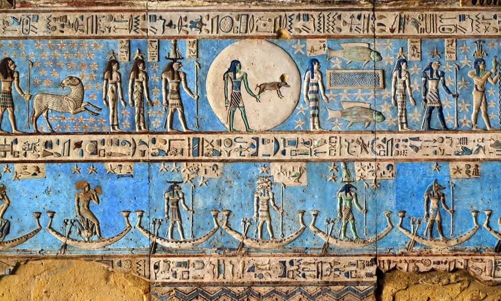 Lịch sử xuất hiện màu xanh lam trong nền văn hóa Ai Cập