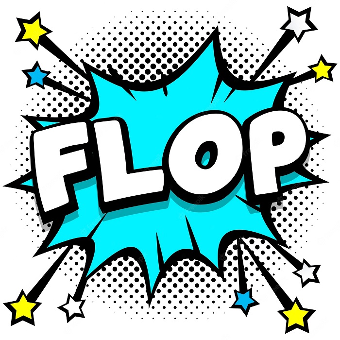 Flop là một từ tiếng Anh có độ linh hoạt cao